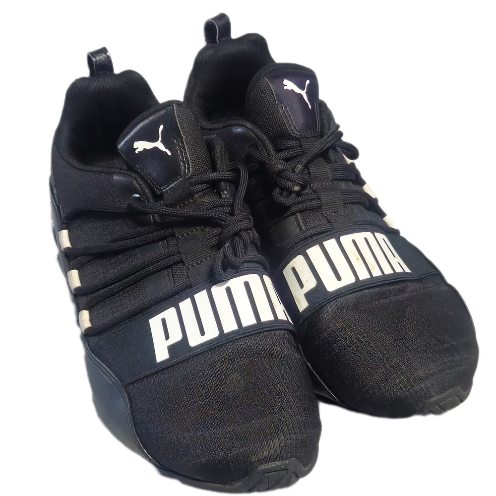 Puma Cell Regulate Little Kids 7C Black White Running Shoes 194283-01 Unisex